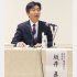 会見する放送人権委員会の坂井眞委員長（Ｃ）日刊ゲンダイ