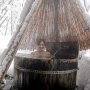 雰囲気も抜群…青森・青荷温泉“ランプの宿”の小さな桶風呂