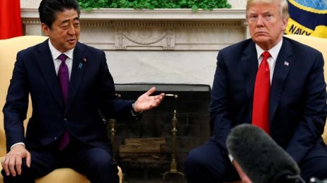 日米首脳会談後にトランプ暴露 安倍首相が数十億ドル献上