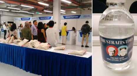 米朝会談で10億円ビジネス 報道1ブース65万円の法外使用料