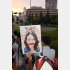 杉田水脈の議員辞職を求める自民党本部前抗議（Ｃ）日刊ゲンダイ