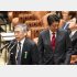 アベクロコンビ（Ｃ）日刊ゲンダイ