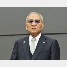 辞任を表明する日本ボクシング連盟の山根明会長（Ｃ）共同通信社