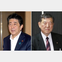 安倍首相と石破元幹事長（Ｃ）日刊ゲンダイ