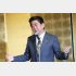 選対発足式で講演する安倍首相（Ｃ）日刊ゲンダイ