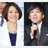 米倉涼子と安住紳一郎アナ（Ｃ）日刊ゲンダイ