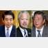 （左から）下村博文、甘利明、竹下亘３氏（Ｃ）日刊ゲンダイ