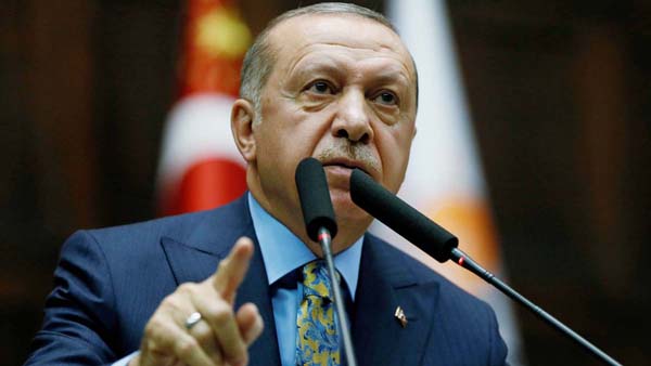 トルコのエルドアン大統領（トルコ大統領府提供・ゲッティ＝共同）