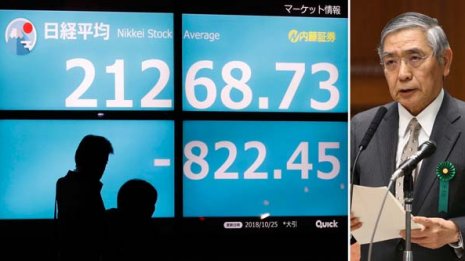株価1カ月で2936円下落…外国人投資家に餌食にされる日銀