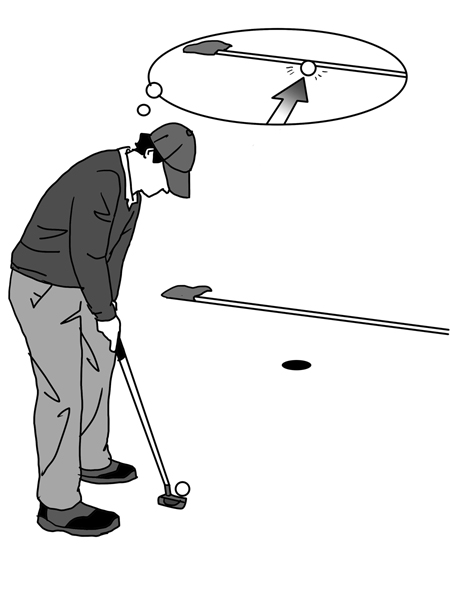 ショートパットは50センチでも1メートル先の距離感で打つ ゴルフ 日刊ゲンダイdigital