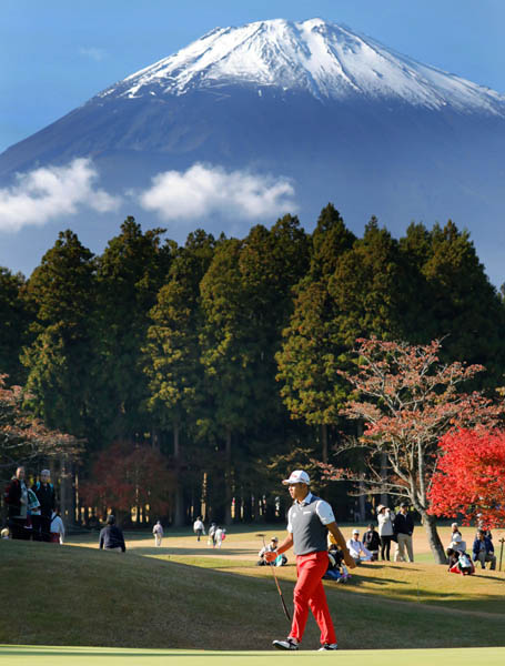 初日は富士山もよく見えた（Ｃ）日刊ゲンダイ