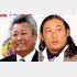 梅宮辰夫とロバート・秋山竜次（Ｃ）日刊ゲンダイ