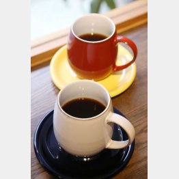 常時7種類のコーヒーが味わえる（Ｃ）日刊ゲンダイ