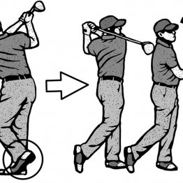 飛ばしたければシャフトが肩の後ろに当たるまで振り切れ