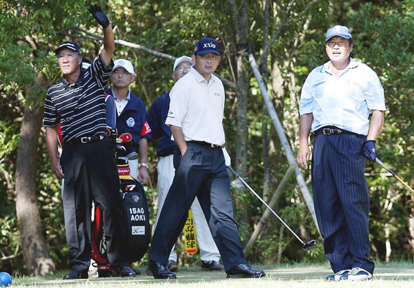 AONには“目力”があった（2005年日本オープンゴルフ選手権）／（Ｃ）日刊ゲンダイ
