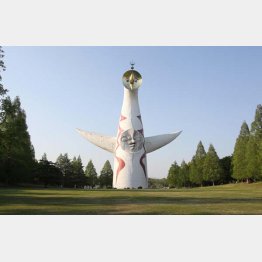 万博記念公園に残る太陽の塔（Ｃ）日刊ゲンダイ