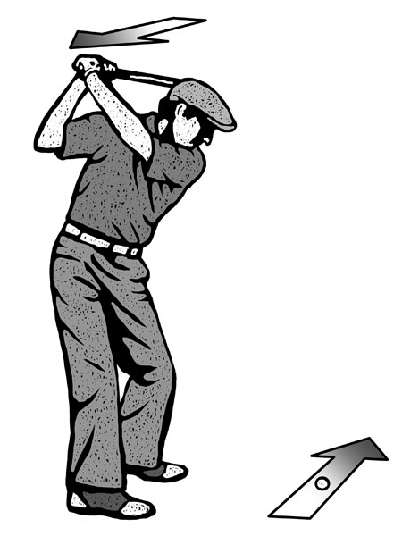 バックスイングはグリップエンドを飛球線方向に向ける ゴルフ 日刊ゲンダイdigital