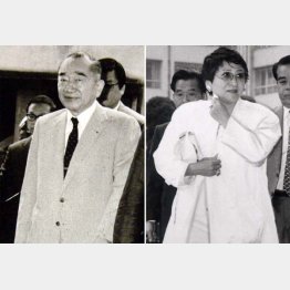 1982年、解任された岡田茂元三越社長と三越の「女帝」といわれた竹久みち（Ｃ）日刊ゲンダイ