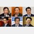 （左上から時計回りに）枝野幸男、野田佳彦、岡田克也、玄葉光一郎、安住純、階猛の“新６人衆”／（Ｃ）日刊ゲンダイ