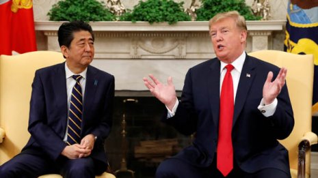 トランプ氏 貿易交渉5月妥結に意欲マンマン=日米首脳会談