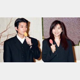 「純ちゃんの応援歌」で共演し結婚した唐沢寿明（左）と山口智子（Ｃ）日刊ゲンダイ
