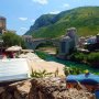ボスニア「スタリ・モスト橋」のアーチは絵はがきみたい