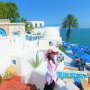 チュニジアの楽園「シディ・ブ・サイド」から望む地中海