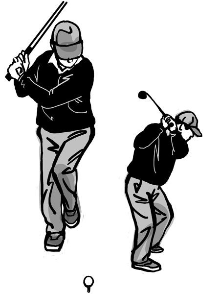 バックスイングは右股関節とひざで体のひねりを受け止める ゴルフ 日刊ゲンダイdigital
