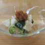 【南高梅と北海道産長芋のたたきサラダ】オリーブオイルでひとひねり
