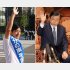 安達候補（写真左・本人のツイッターより）と礒崎候補（Ｃ）日刊ゲンダイ