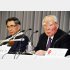 40年以上も経営トップの修会長（右）と俊宏社長／（Ｃ）日刊ゲンダイ