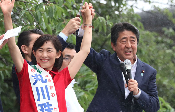 東京選挙区は、ぶっちぎりの丸川珠代候補のうらで武見敬三候補が最下位争い（Ｃ）日刊ゲンダイ