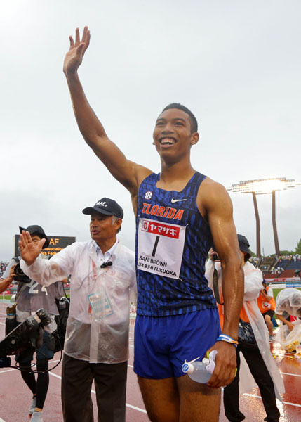 日本選手権で100メートルに続き、200メートルも制したサニブラウン（Ｃ）日刊ゲンダイ