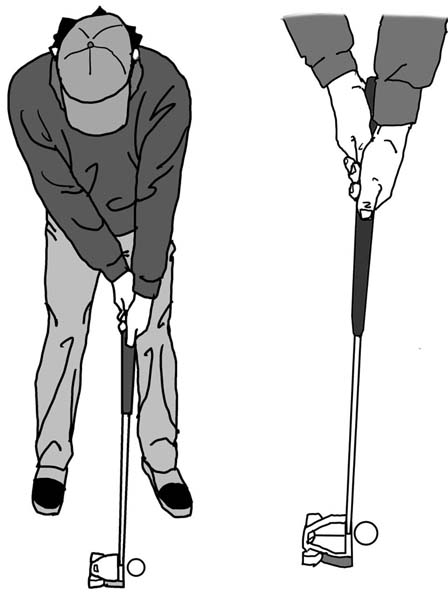 クロスハンドグリップはパットの方向性が安定する ゴルフ 日刊ゲンダイdigital