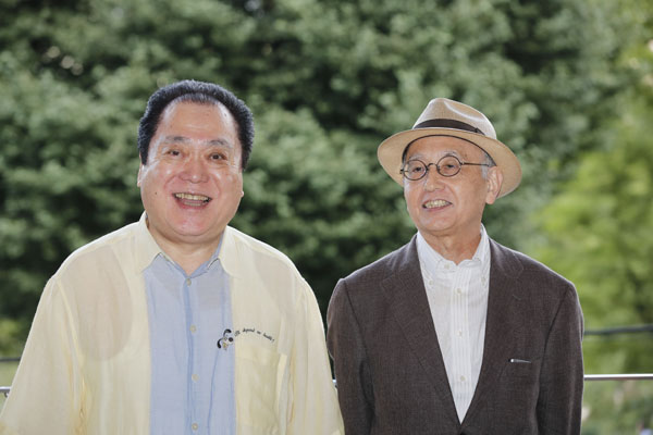 鈴々舎馬風さん（左）と吉川潮さん（Ｃ）日刊ゲンダイ