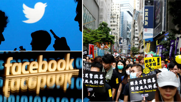 中国当局は偽アカウントで情報操作し、香港デモを妨害（Ｃ）ロイター