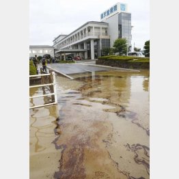 九州北部を襲った大雨で孤立した佐賀県の順天堂病院（Ｃ）共同通信社