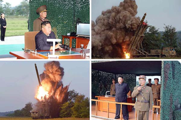 日韓がモメている間に、北朝鮮は新型ミサイルをバンバン発射（コリアメディア提供・共同）