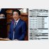 五輪が終われば…（４日、所信表明演説をおこなう安倍首相）／（Ｃ）日刊ゲンダイ