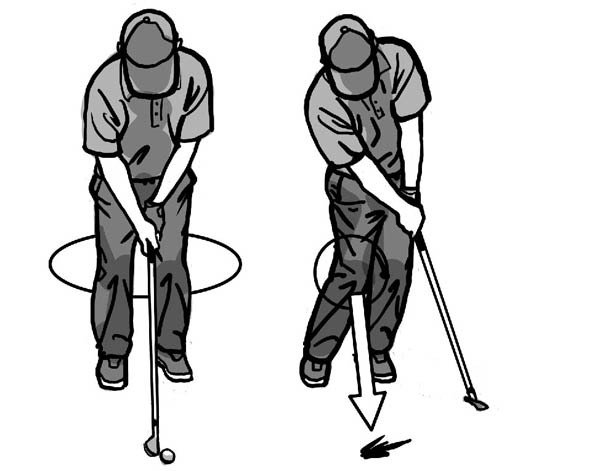 アプローチは左足のくるぶしを動かさずに振り抜いていく ゴルフ 日刊ゲンダイdigital