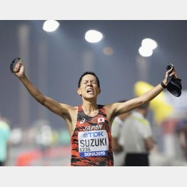 9月の世界陸上50キロ競歩で金メダルの鈴木雄介（Ｃ）共同通信社