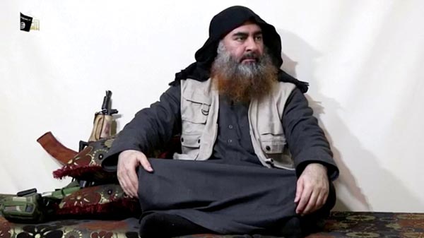 死亡した「イスラム国」（ＩＳ）最高指導者のバグダディ容疑者（Ｃ）ロイター／Al Furqan Media Network