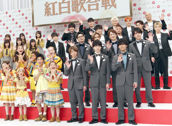 第70回NHK紅白歌合戦 初出場アーティスト発表会見 （Ｃ）日刊ゲンダイ