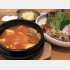 スンドゥブチゲ＆ミニポッサムのセット（Ｃ）日刊ゲンダイ