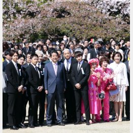 2019年の桜を見る会（Ｃ）日刊ゲンダイ