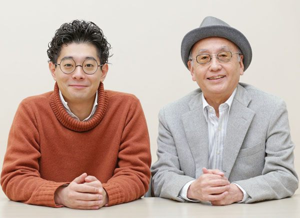 柳亭小痴楽（左）と吉川潮（Ｃ）日刊ゲンダイ