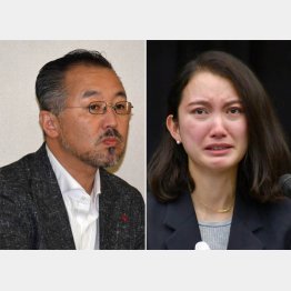 2年間沈黙してきた山口敬之氏（左）と伊藤詩織さん（Ｃ）日刊ゲンダイ