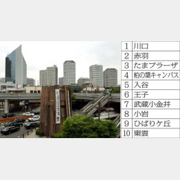 川口駅周辺（Ｃ）日刊ゲンダイ