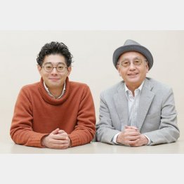 柳亭小痴楽（左）と聞き手の吉川潮（Ｃ）日刊ゲンダイ