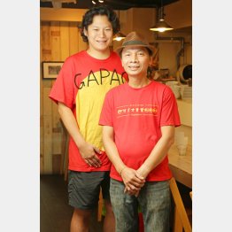 「ガパオ食堂」のピーボーさん（右）と高橋朋也さん（Ｃ）日刊ゲンダイ